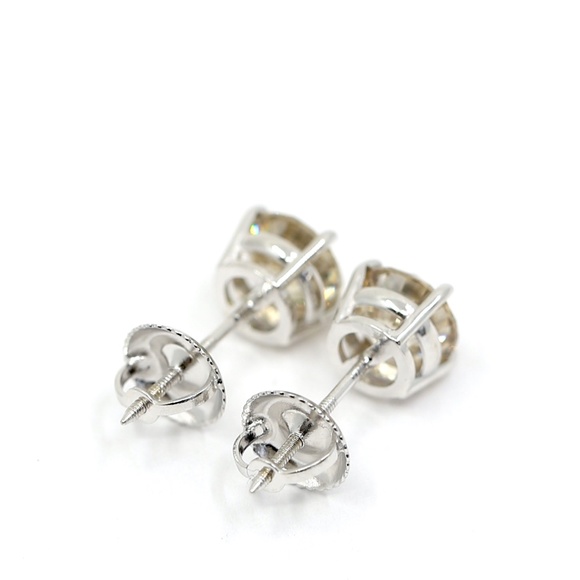 2.03 Carat Diamonds Studs - Picture 8 of 8